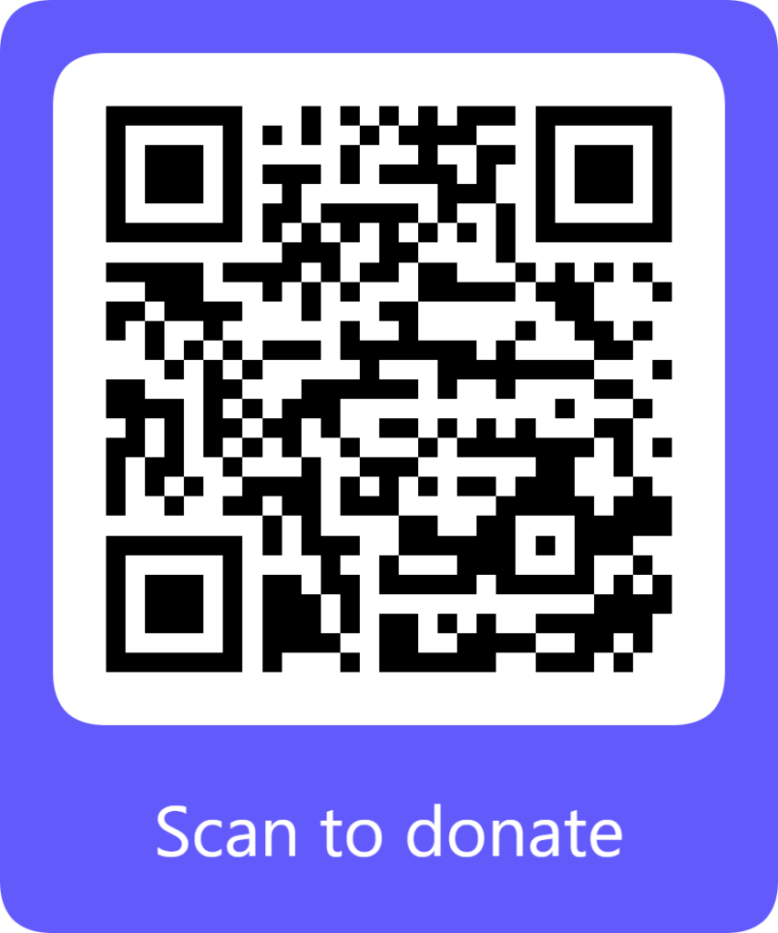 Becky’s Home QR Code to donation link